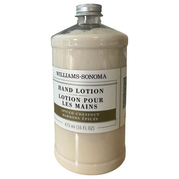 Williams-Sonoma Spiced Chestnut Hand Lotion Lotion Pour 473 ml 16 oz 95% - Picture 1 of 4